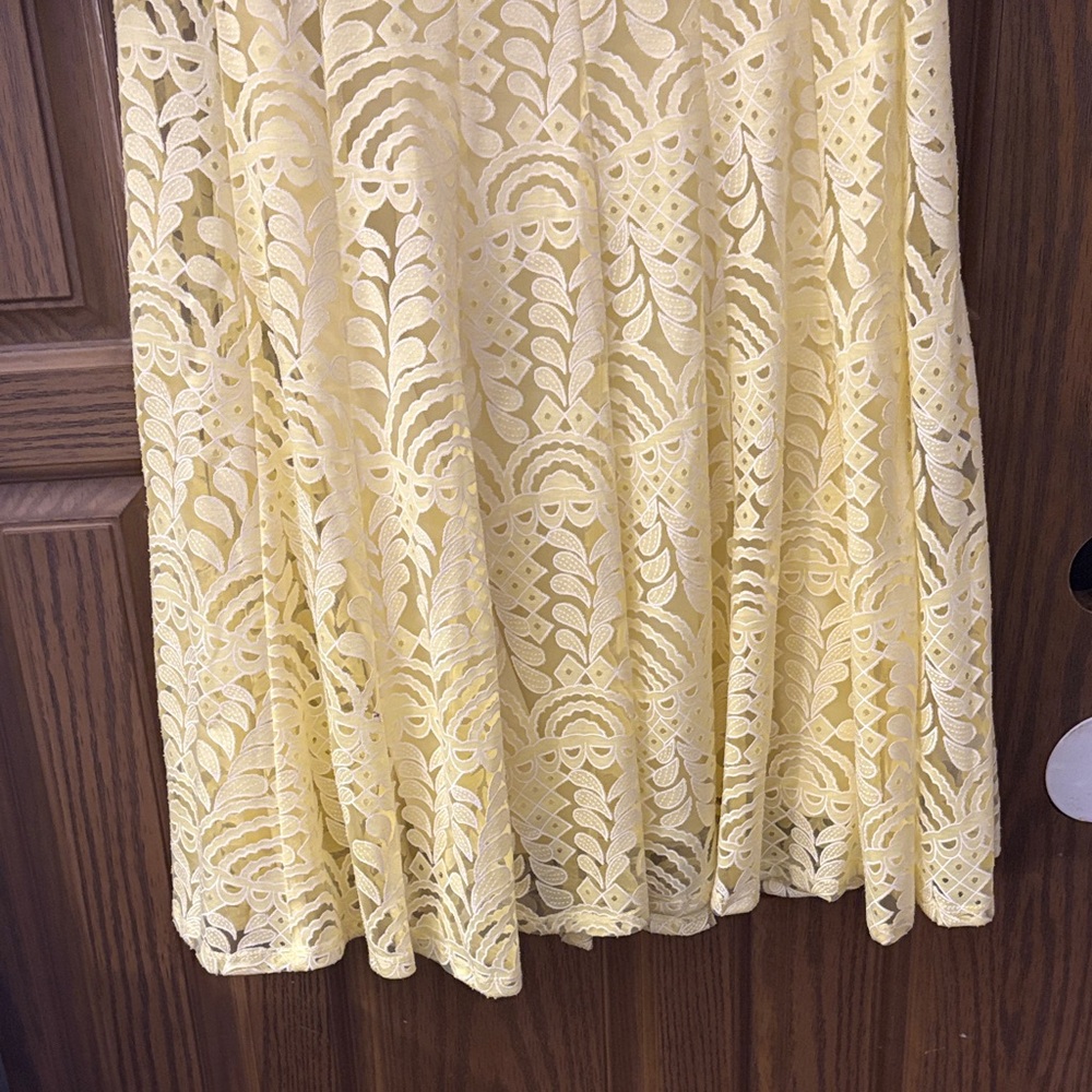 Rabbit Rabbit Rabbit Sunny Yellow Lace Dress - Picture 4 of 8
